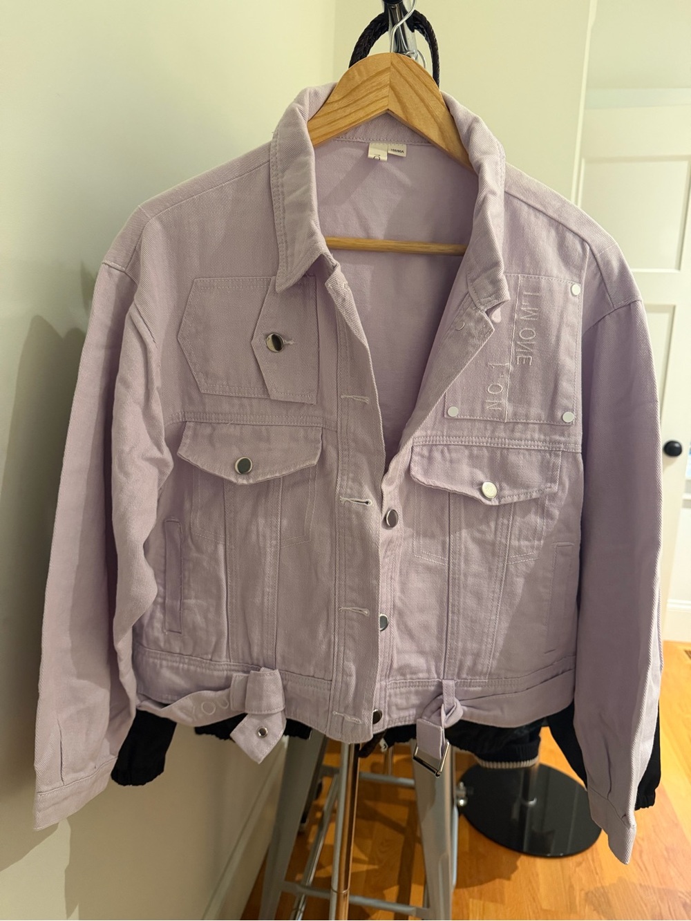 light purple denim Jacket